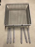 3 Metallkörbe Schubladen mit Auszugsschienen