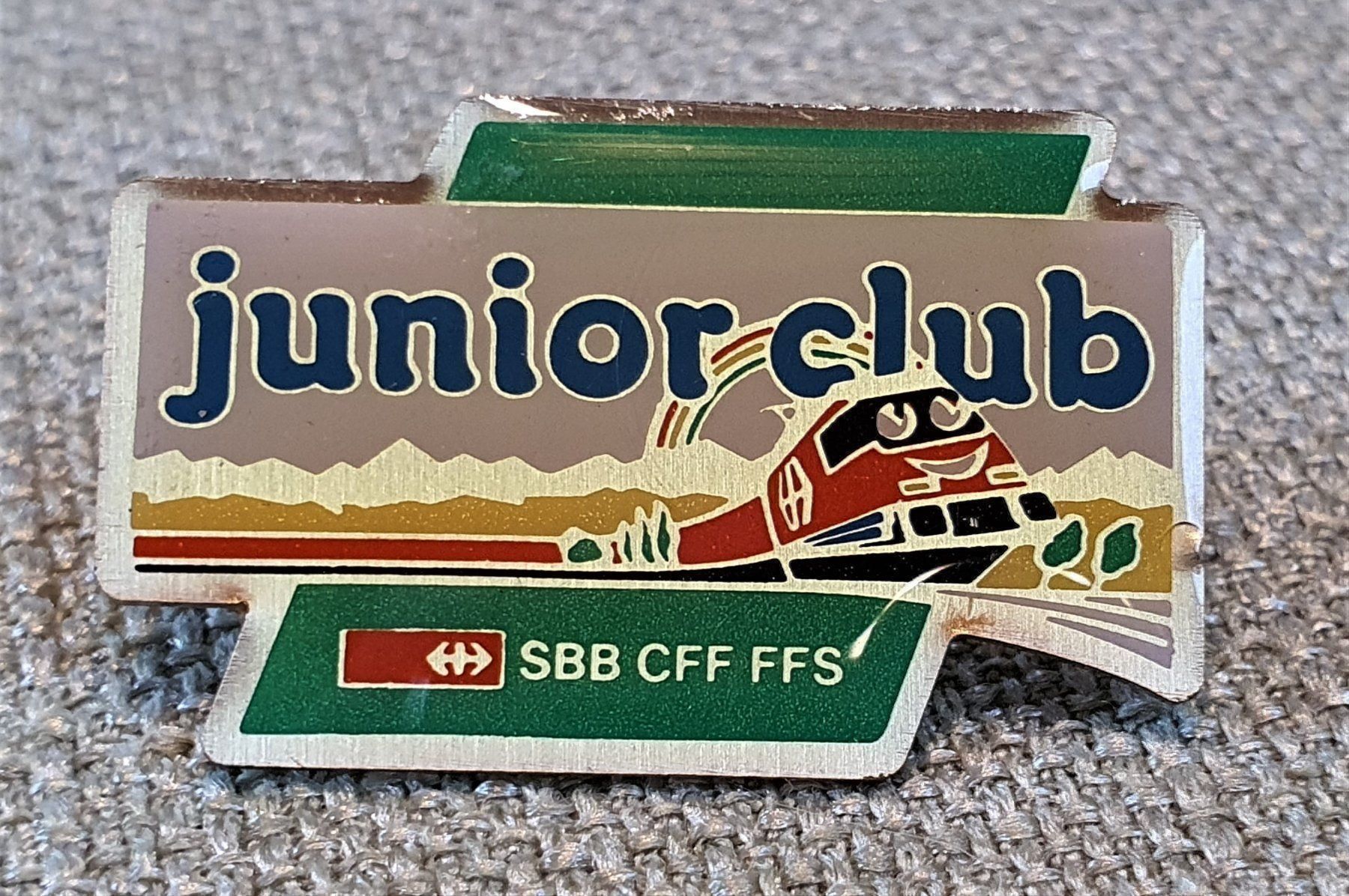 Placchette & Badge: B091 - Pin SBB CFF FFS Junior Club – Usato da Reinach BL venduto da Boston-Verkauf