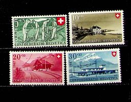 PRO PATRIA SÉRIE DE TIMBRES NEUF** 1947 SBK 20.00 / T640