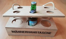MÄNNERHANDTASCHE FÜR BIER (GENIALE GESCHENKIDEE) NEUWERTIG
