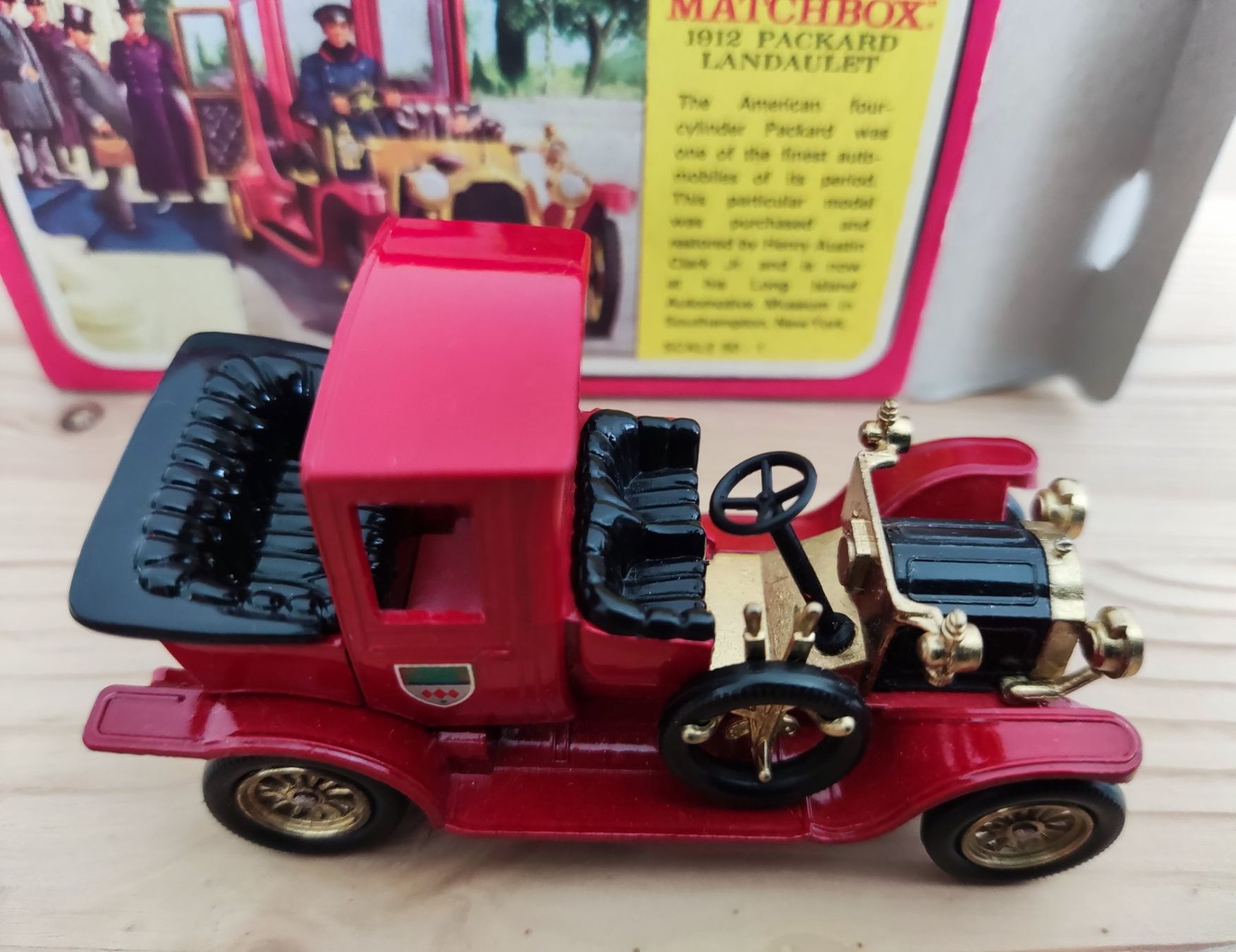 Matchbox Modellini d'auto: Y-11 MATCHBOX 1912 PACKARD LANDAULET – Usato da Chur venduto da Nisami 3