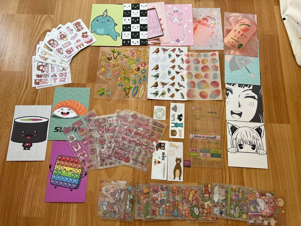 Karten und Stickers / kawaii Art / Kindlich / Süss, niedlich (Gebraucht ...
