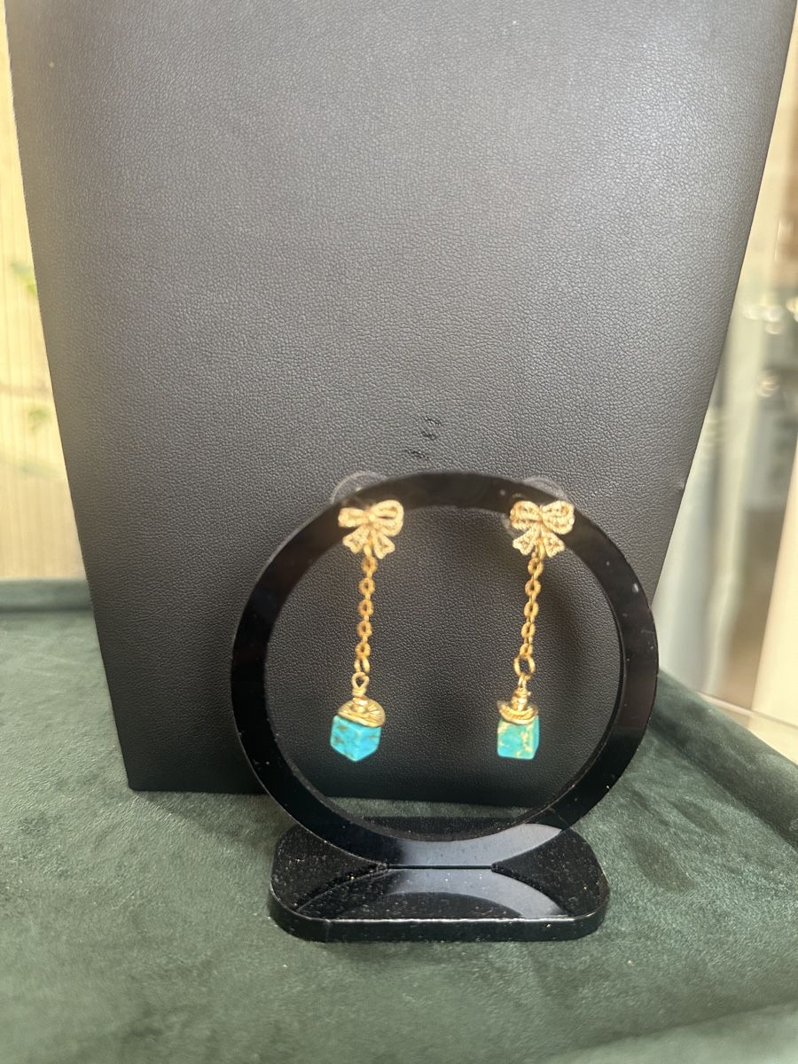 Boucles d'oreille: Ohrringe mit Jaspis Perlen  – Neuf avec emballage d'origine à Kriens par Hortensie6