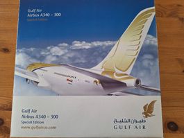 Gulf Air Airbus A340-300 1:200 Kunstoff-Model