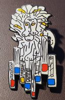 X307 - Kunst Pin von Housi Knecht Sternzeichen - Löwe