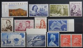 Australien Lot mit alten ungestempelten Werten die hohen Wer