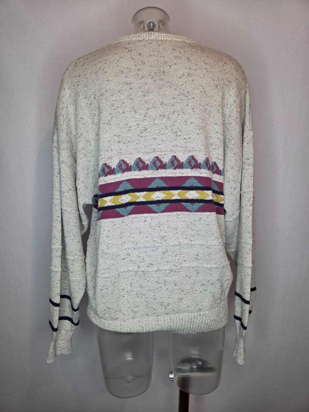 Maglioni & Felpe: Vintage V-Ausschnitt Strickpullover 90er - S/M – Usato da Bern venduto da SecondSpirit 2