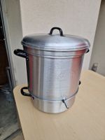 Marmeladen Kochtopf Aluminium mit Pressaufsatz. Top Zustand