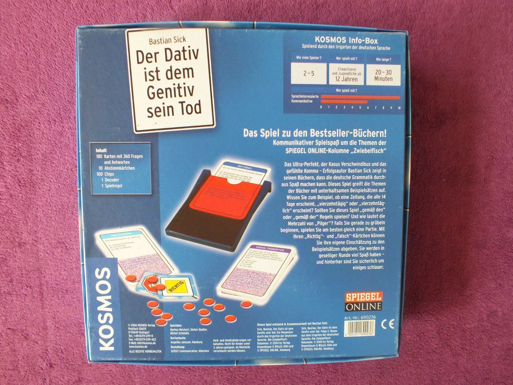 Giochi: Kosmos Der Dativ ist dem Genetiv sein Tod – Usato da Müllheim Dorf venduto da Seeeule01 6