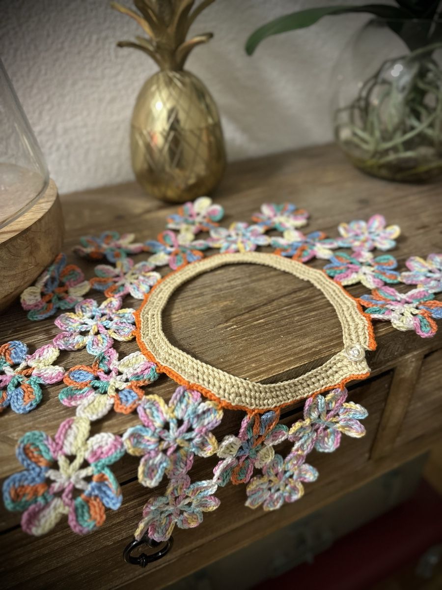 Foulards, Tücher & Schals: Gehäkelter Kragen ✨Handmade✨ – Neu und originalverpackt aus Erlinsbach SO von dikaan