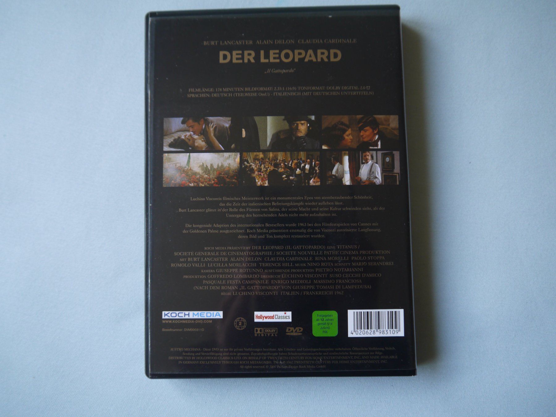 Tutti i DVDs: DER LEOPARD-Burt Lancaster/Alain Delon – Usato da Hagendorn venduto da Blaf 1