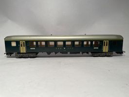 Märklin Metall Personenwagen SBB grün, AC Achsen