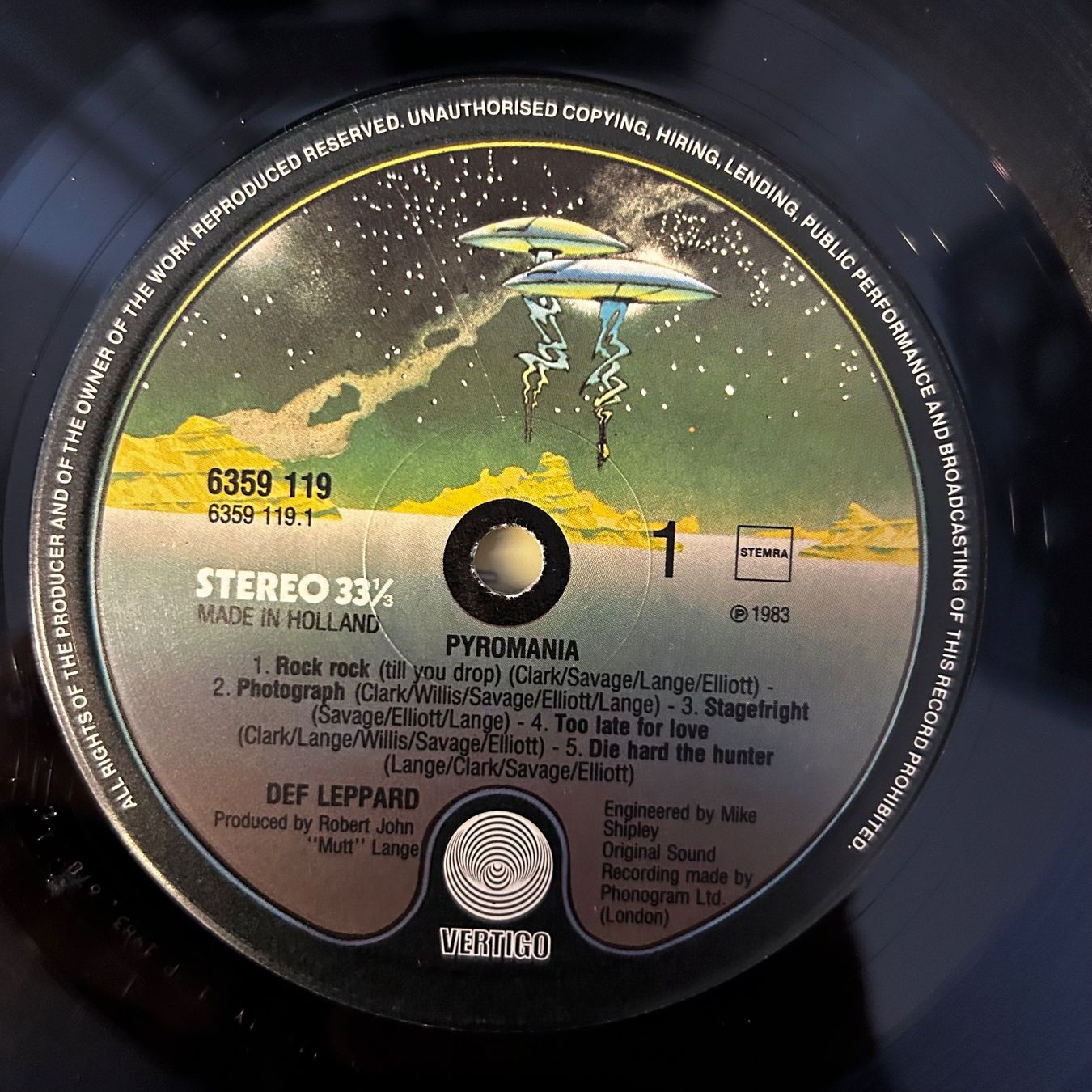 Schallplatten: Def Leppard - Pyromania, Vinyl LP 1983 Vertigo – Gebraucht aus Aesch BL von BernisFlomi 2