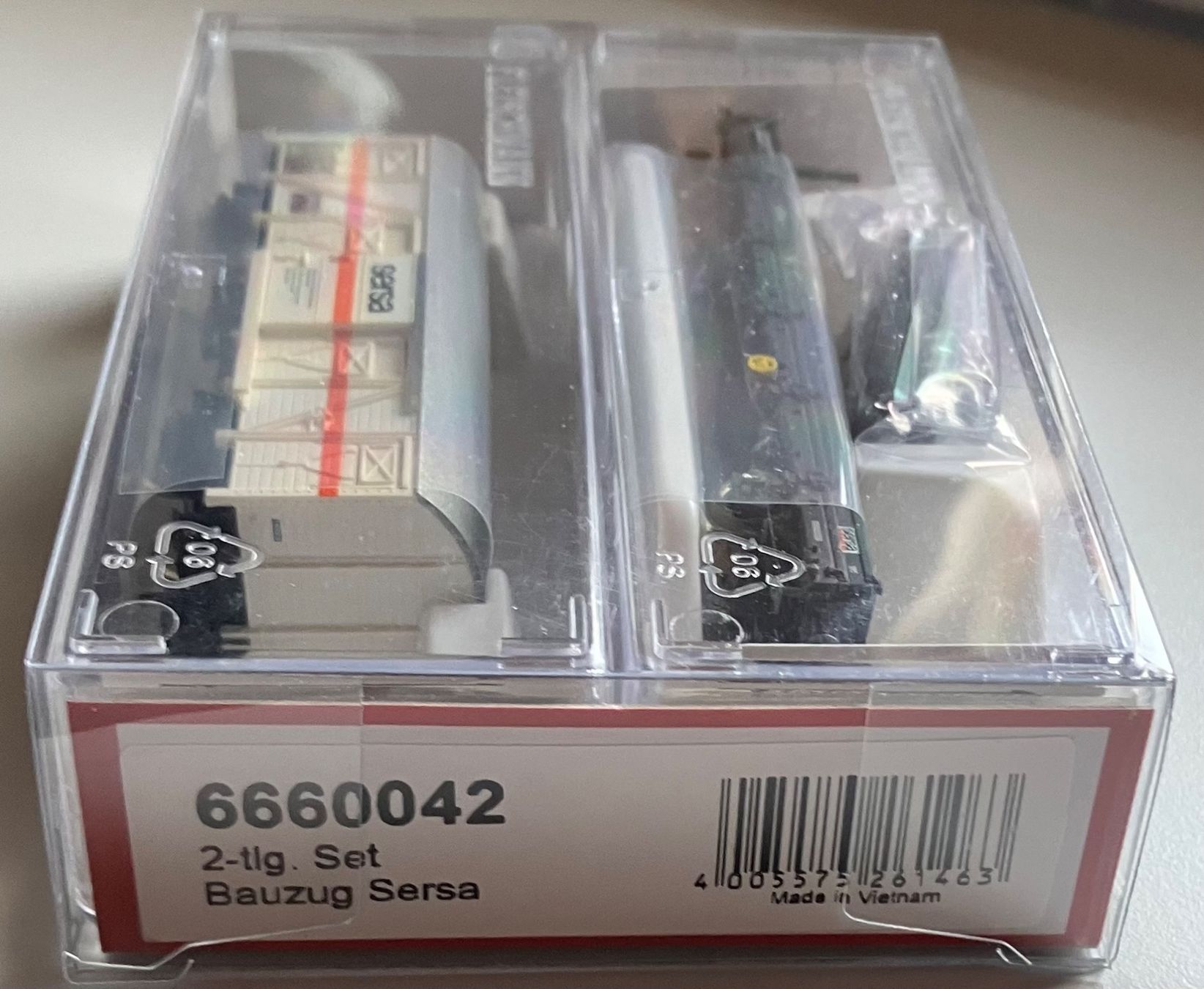 Fleischmann Modellini di ferrovie: Fleischmann 6660042 SBB 2-tlg. Set: Bauzug, SERSA – Nuovo e nell'imballaggio originale da Dompierre VD venduto da immorentes 2