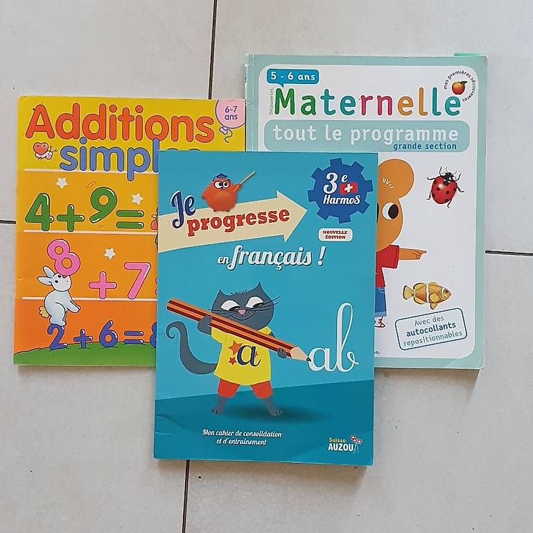 Libri: Francais-math 5-6-7 ans – Usato da Servion venduto da meno999