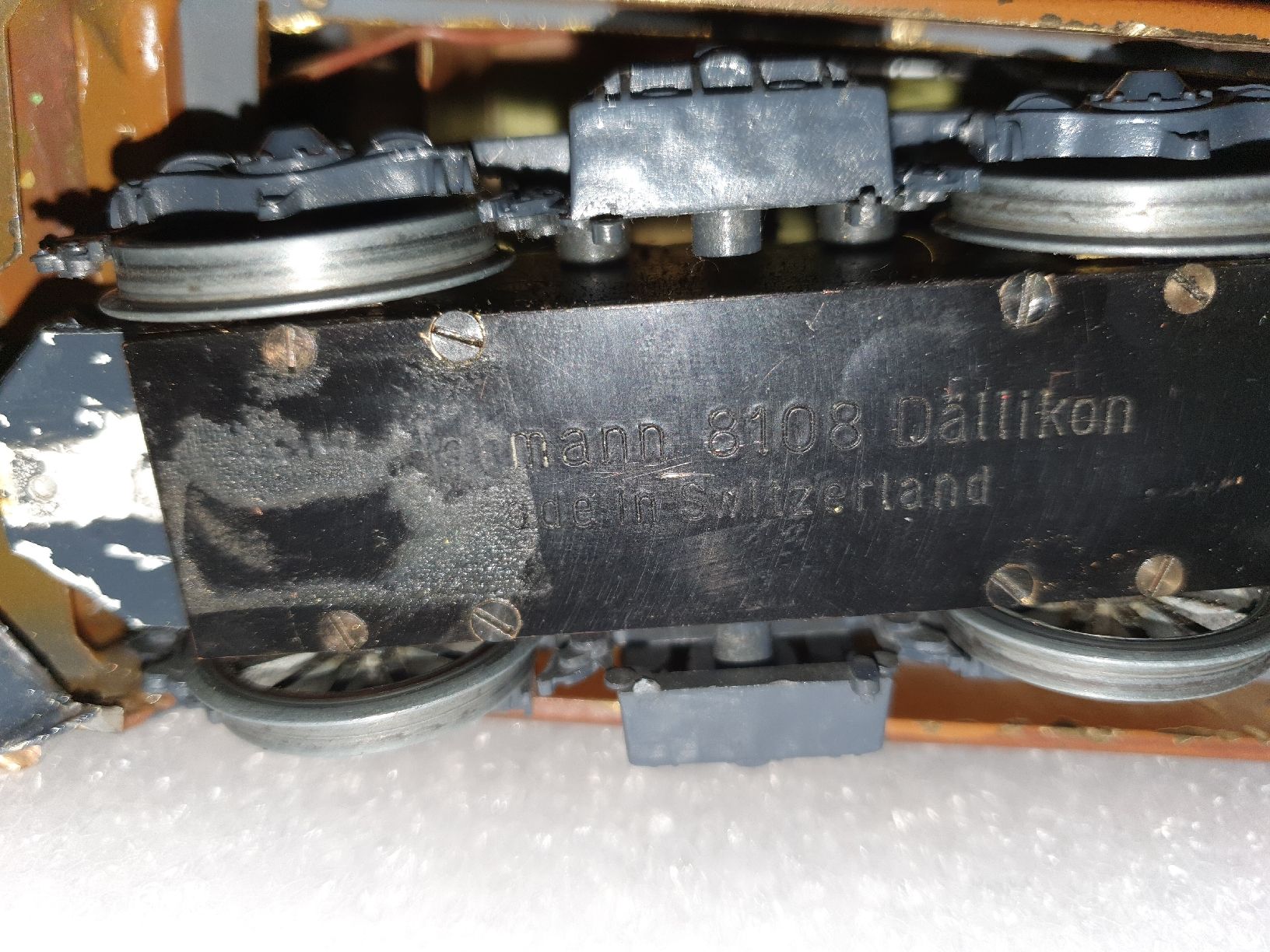 Hermann Modellini di ferrovie: BLS Ae 4/4 Werkstatt Modell Spur 0 DC – Usato da Münsingen venduto da wd65 5