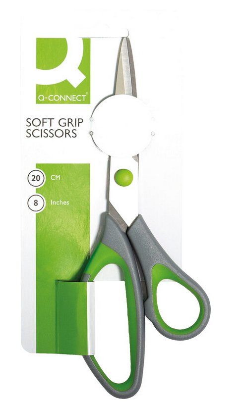 Tutti gli attrezzi: Q-CONNECT® Schere Soft Grip 20 cm – Nuovo e nell'imballaggio originale da Oensingen venduto da Liquidations-Shop