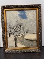 L'Hiver - Anna Barbara Giezendanner - Huile sur bois