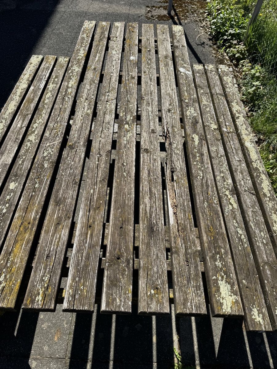 Set di tavolo e panche: Gartentisch GRATIS – Usato da Orpund venduto da dizi.98 1