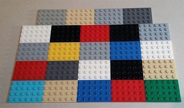 Lego Baukästen: Lego 24 Platten 6 x 4 -Q39 – Gebraucht aus Morges von cardeman61