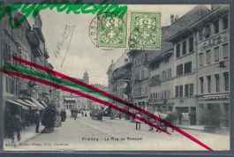 Fribourg. La Rue de Romont.