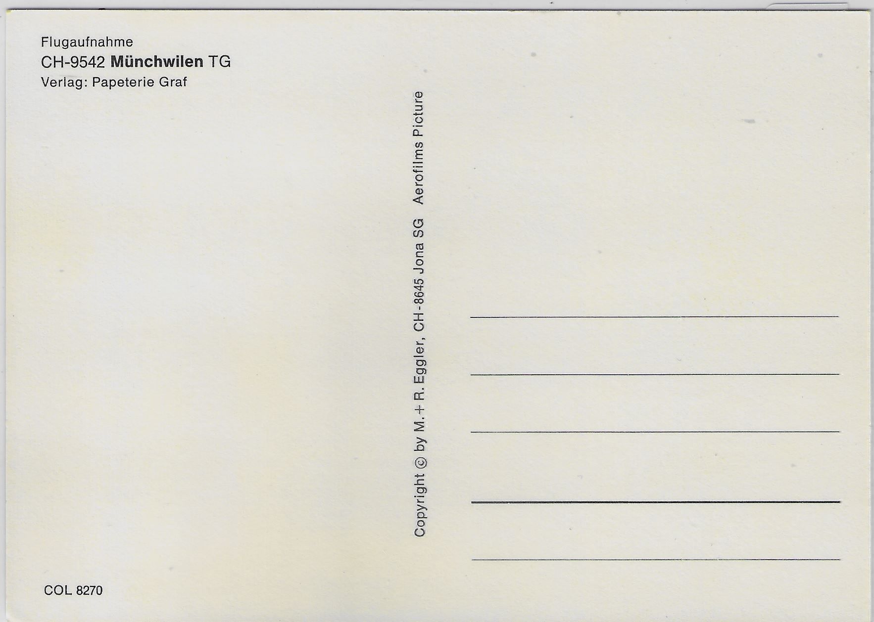 Cartoline postali: Flugaufnahme Münchwilen TG – Antico da Ettingen venduto da Kartenplanet 1