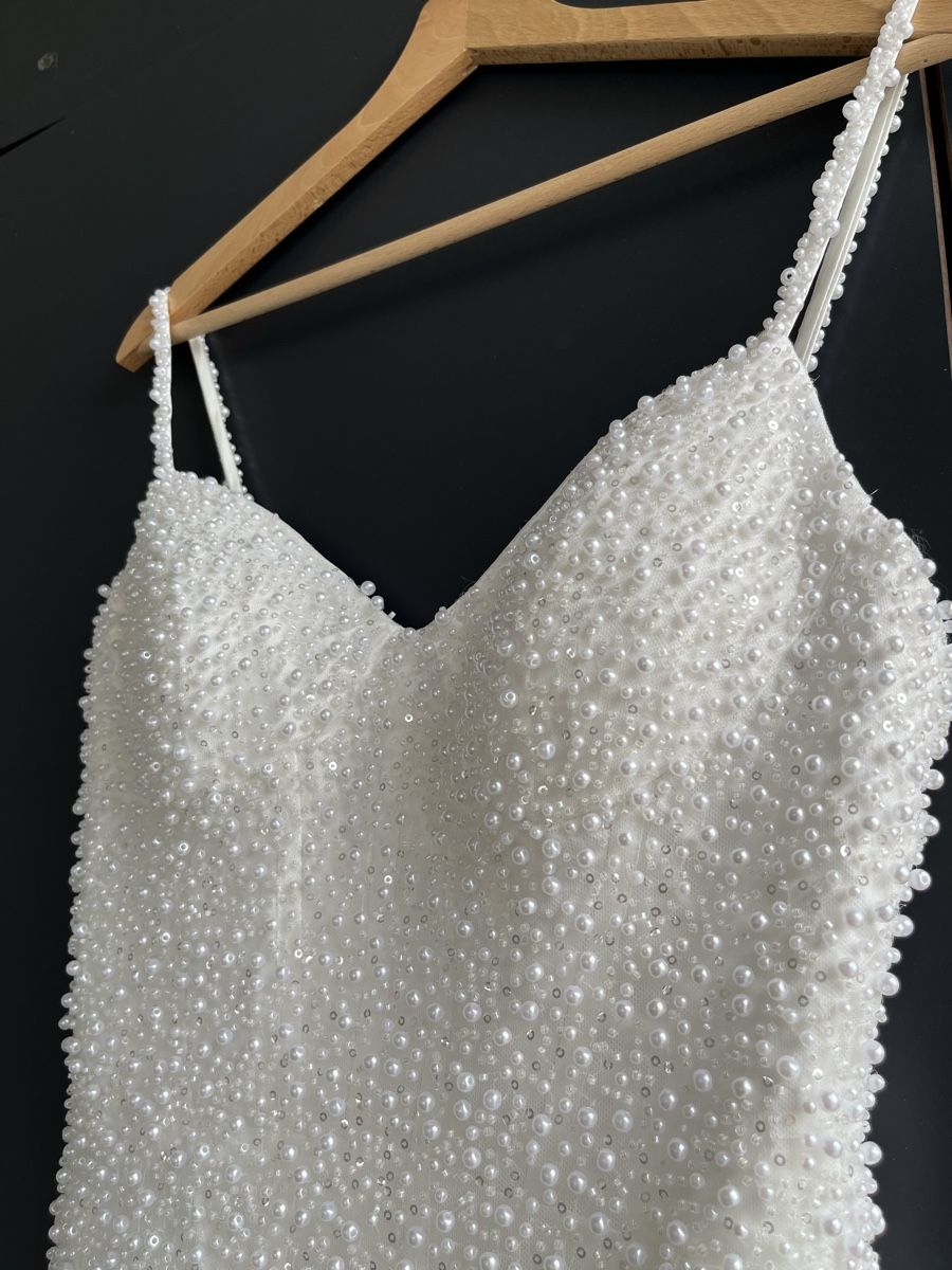Kleider: Robe blanche perlée Milanoo S – Neu und originalverpackt aus Auvernier von HB_17 1