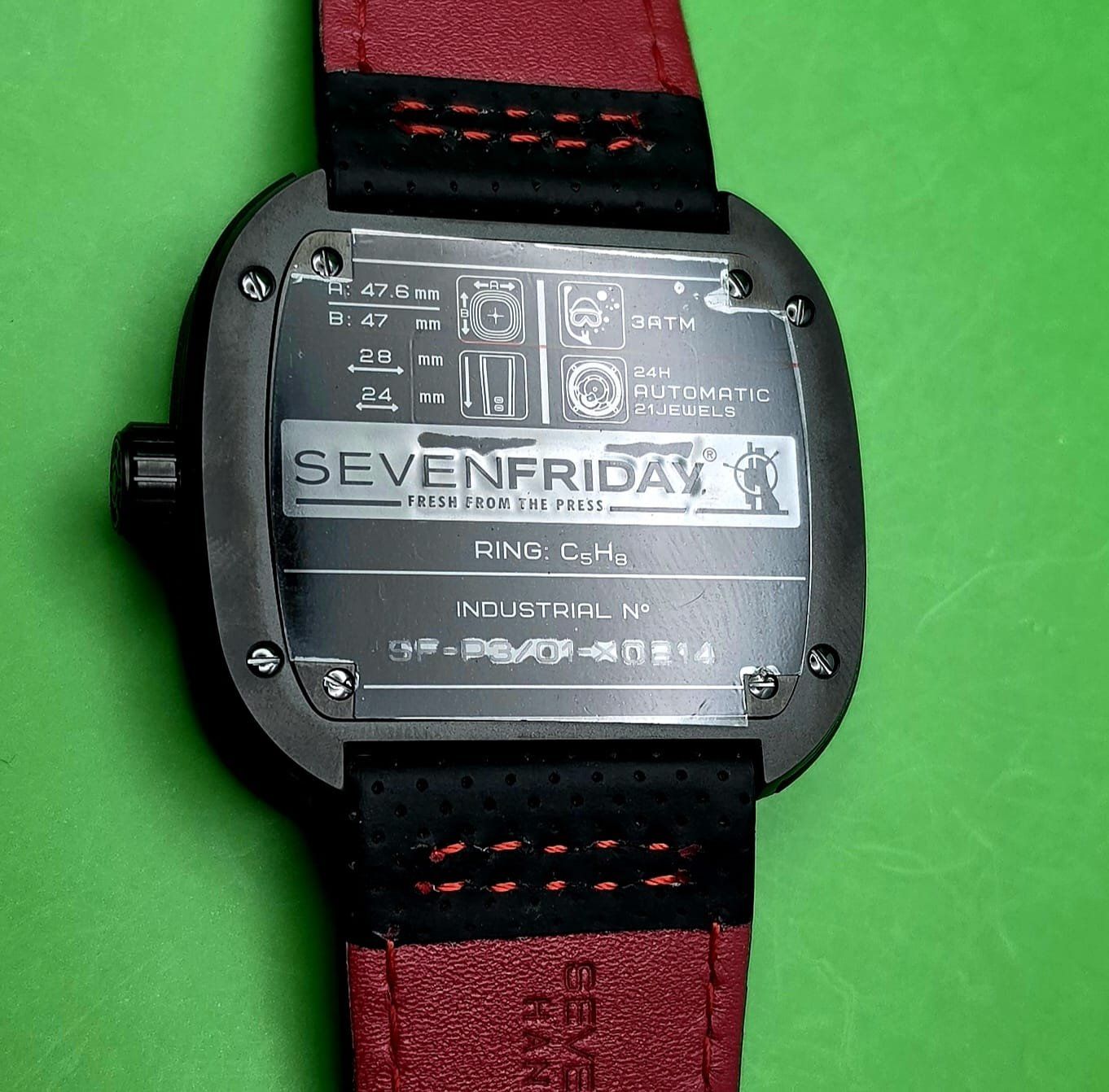 Omega Orologi: SEVENFRIDAY P3/01 AUTOMATIC INDUSTRIAL SERIE RELEASE #12885S – Nuovo e nell'imballaggio originale da Neftenbach venduto da Taschen-Uhren 3