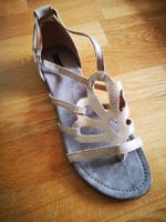 Belmondo Sandalen, Gr. 41, hellgold – nie getragen