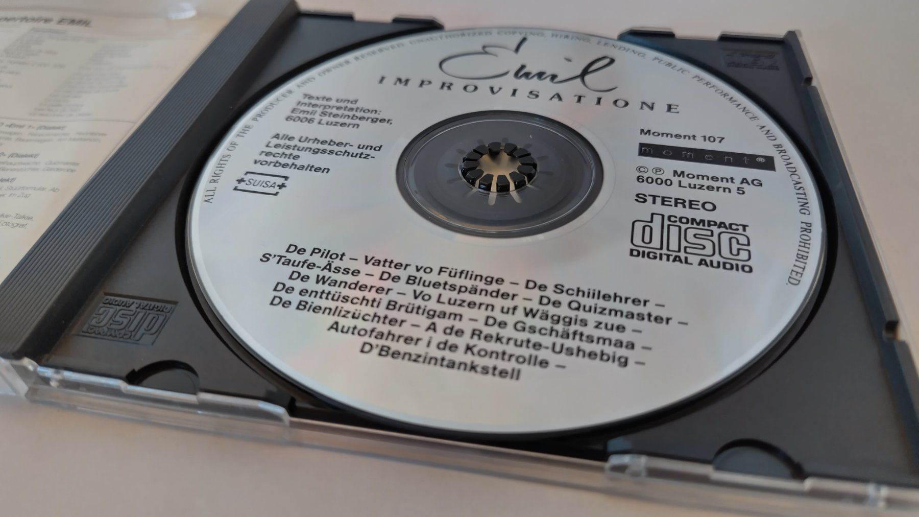 CDs: Emil - Improvisatione / CD ab Fr. 4.- – D'occasion à Bellach par JingleJerry 1