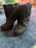 Stiefelette von Cassis schwarz gr 39 mit 2 cm plateau