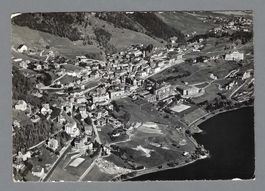 1958, ST. MORITZ, FLUGAUFNAHME