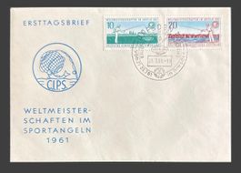 Enveloppe Premier Jour Sport Pêche 1961 RDA