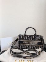 Christian Dior Book Tote Mini Bag with Strap