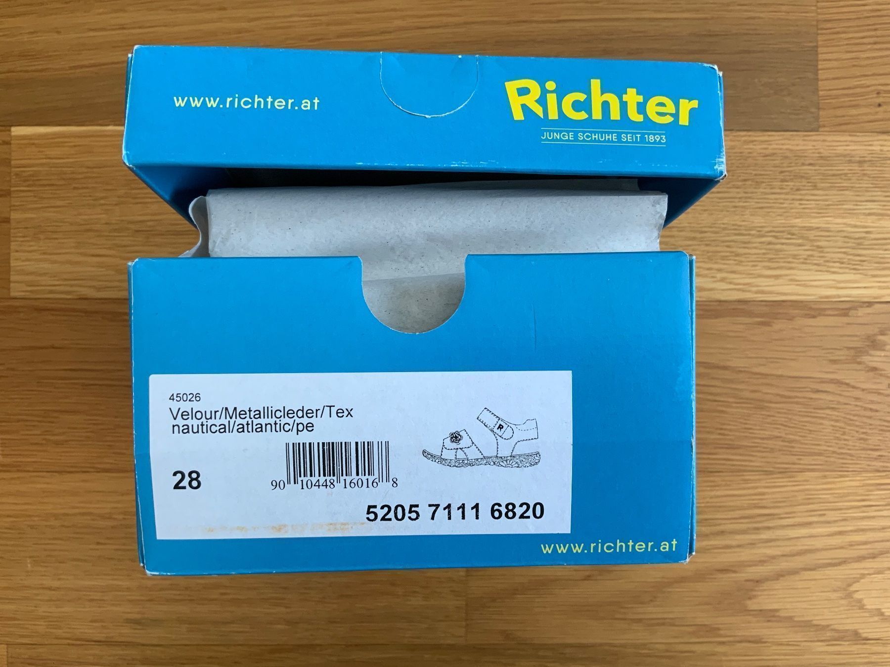 Scarpe per ragazze: Richter Sandale für Mädchen Gr. 28 – Usato da Niederstetten venduto da Elmar77 5