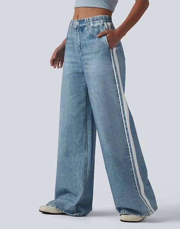 Halara Jeans: French-Terry-Denim-Jogers Halara Gr. S – Neu und originalverpackt aus Thun von Dak5
