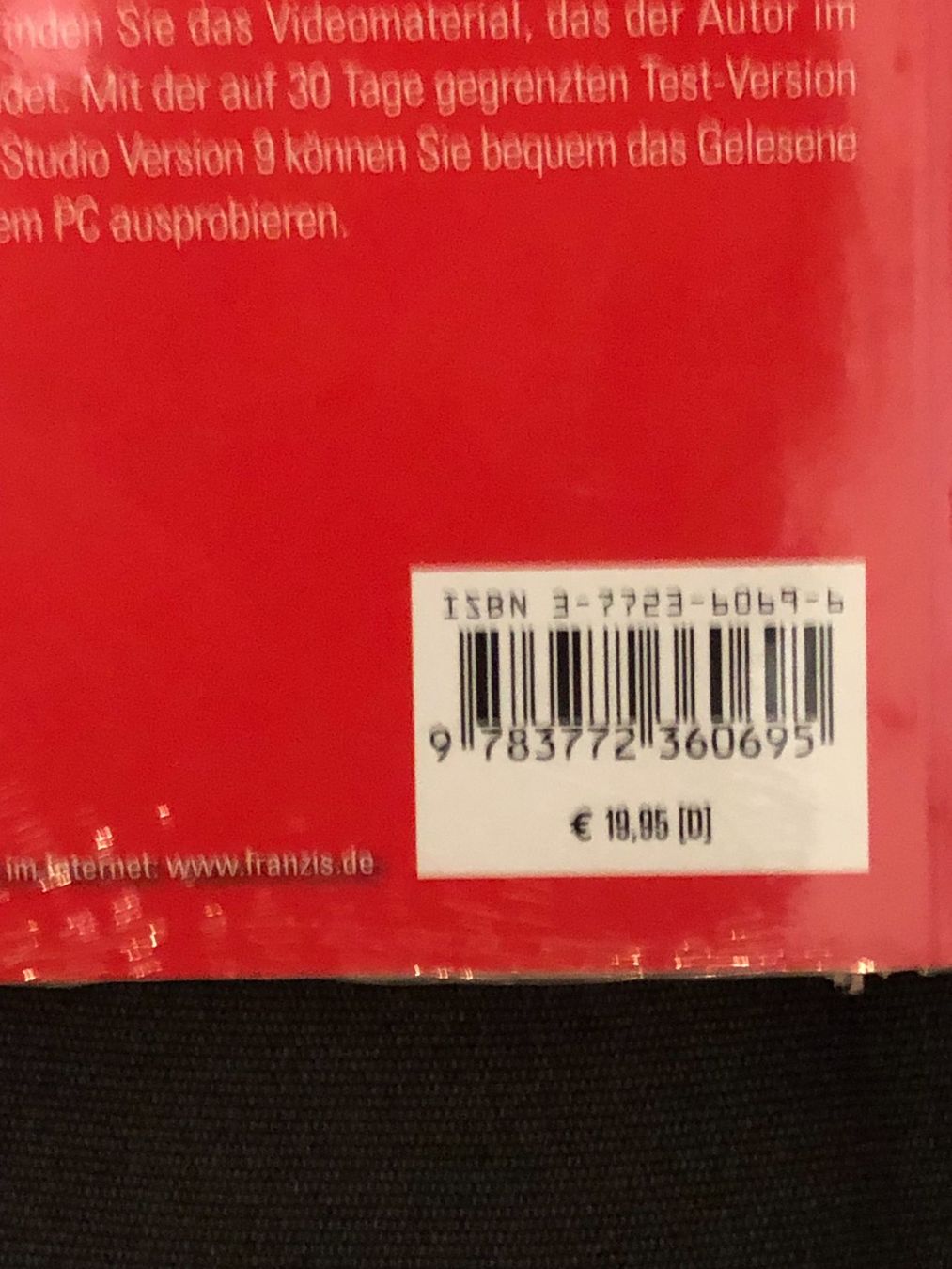 Bücher: Pinnacle Studio 9 - Franzis Hot Stuff + CD originalverpackt – Neu und originalverpackt aus Niederhasli von thozam 2