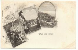 3-Bild-AK Gruss aus TWANN !
