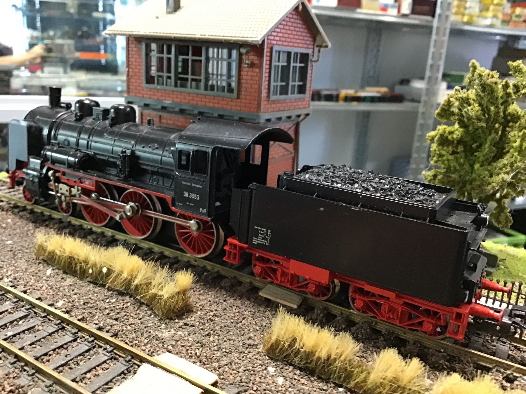 Märklin Modellini di ferrovie: Dampflokomotive MÄRKLIN 38 3553 – Usato da Männedorf venduto da Modelle-aller-Art 1