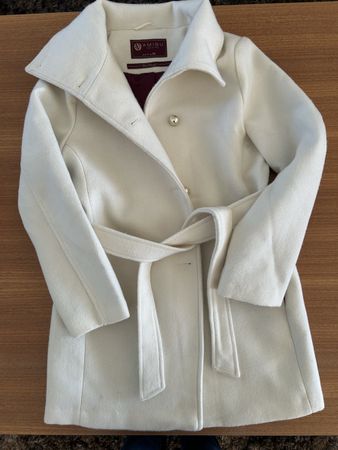 New Yorker, Woll-Mix Mantel, Creme, Gr. 34, Top Zustand