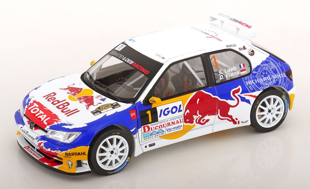 Peugeot 306 Maxi, Rallye du Var, 2017, #1, S.Loeb/D.Elena, 1:18, Solido | Model Car World