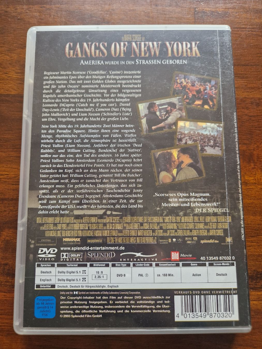 Alle DVDs: DVD Gangs of New York – Gebraucht aus Emmenbrücke von alexa1983 1