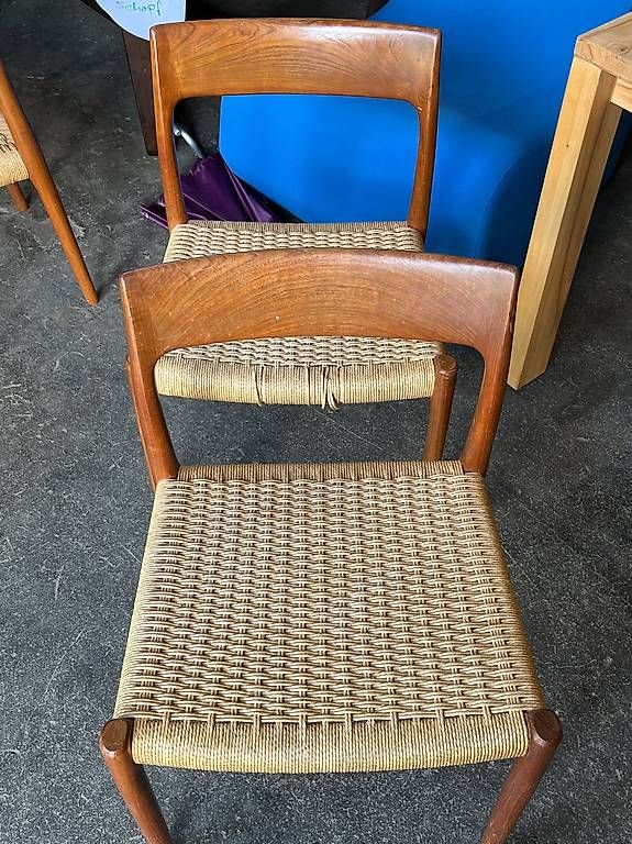 Stühle: 2x Møller mod. 77 Teak Stühle – Gebraucht aus Zürich von dimsof 2