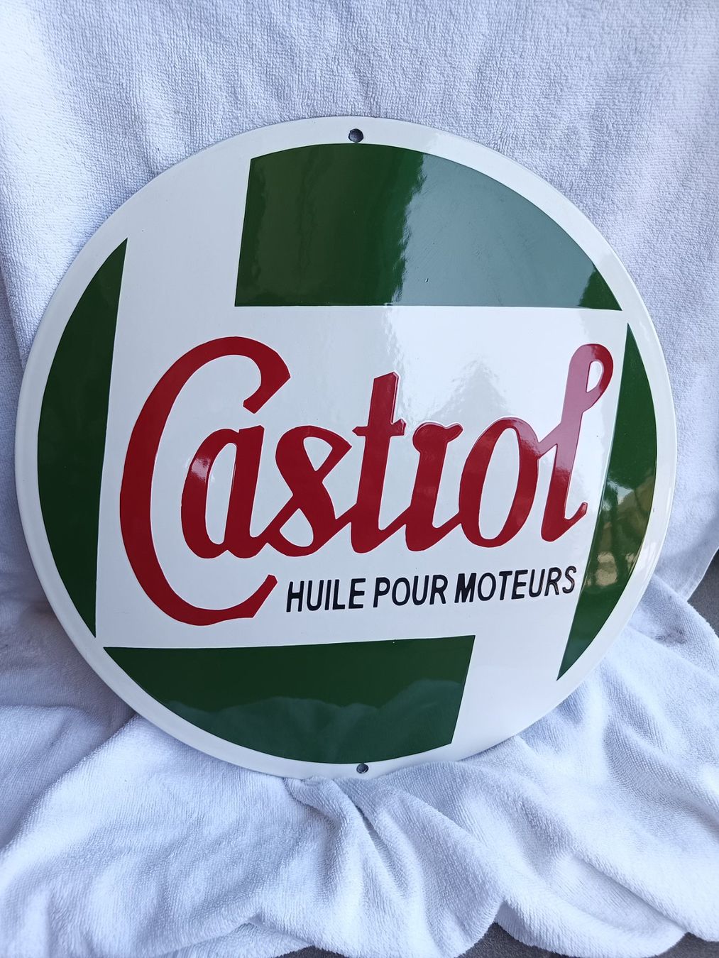 Castrol Insegne: Emailschild Castrol – Usato da Oberegg venduto da A-Z.Handel.Loehrer