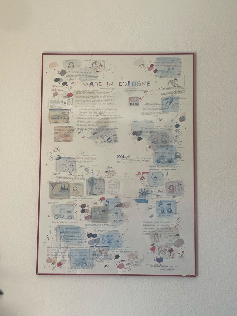 Foto & Immagini: Made in Cologne Bild Kunstdruck Unikat – Usato da Basel venduto da tos_wgb7