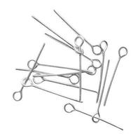 10 Kettelstifte   metalligfarbe  60mm