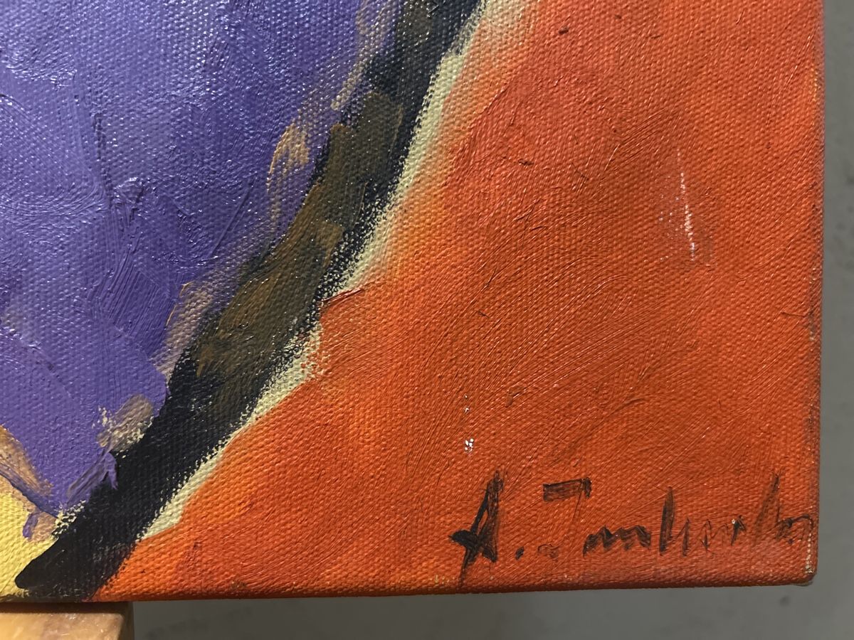 Dipinti: Originales Gemälde, signiert, Ölgemälde – Usato da Glarus venduto da KunstWerkEr-LS87 2
