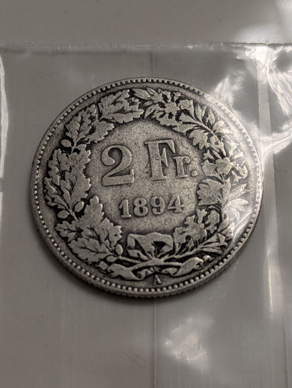 Tutti le monete: 2 Franken 1894 – Usato da Uznach venduto da binmaley_1