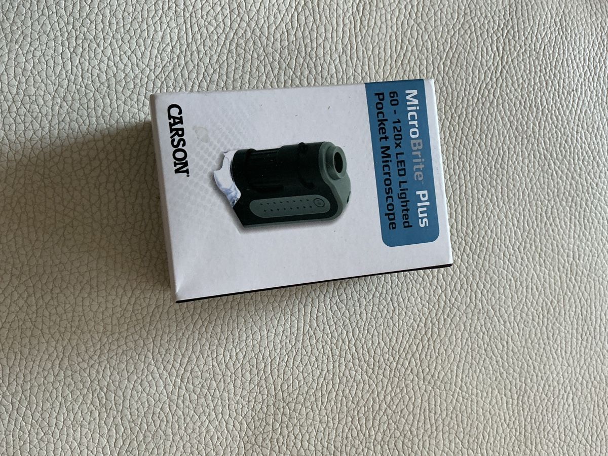 Carson Microscopes: CARSON MicroBrite Plus Pocket Microscope 60-120x LED – Neuf avec emballage d'origine à Wettingen par Andres54