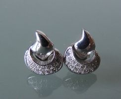 Silber 925 Ohrstecker mit Zirkonias